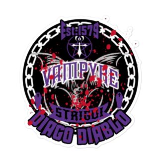 Vampyre Diago Diablo "Join us again" Bubble-free stickers
