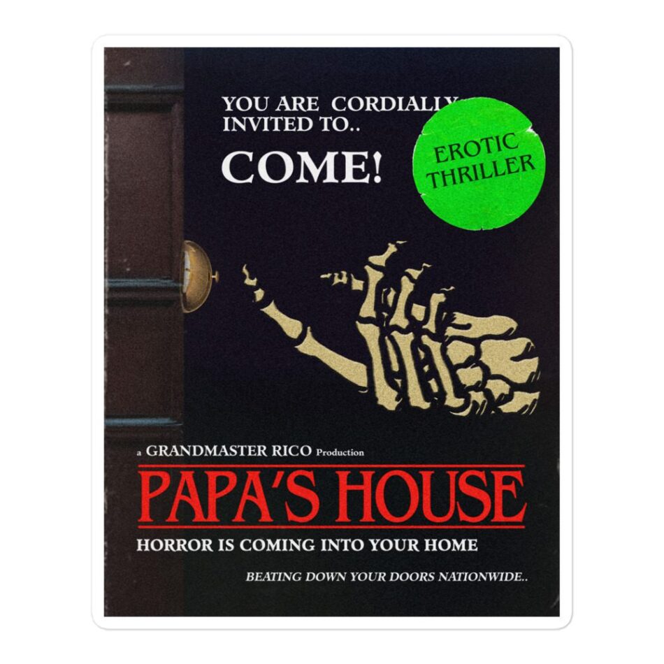 Papa Jacé "Papa's House" Bubble-free stickers