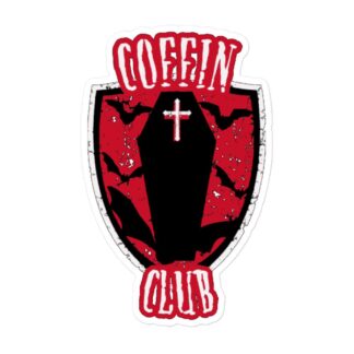 Vampyre Diago Diablo "Coffin Club Brand" Bubble-free stickers