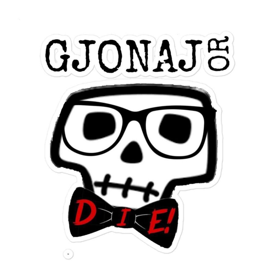 Joshua Gjonaj "Bone Tie" Bubble-free stickers