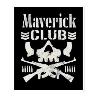 Wrestling With Maverick "Maverick Club" Bubble-free stickers