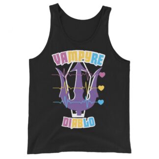 Vampyre Diago Diablo "Vampyre PAN PRIDE Logo" Unisex Tank Top