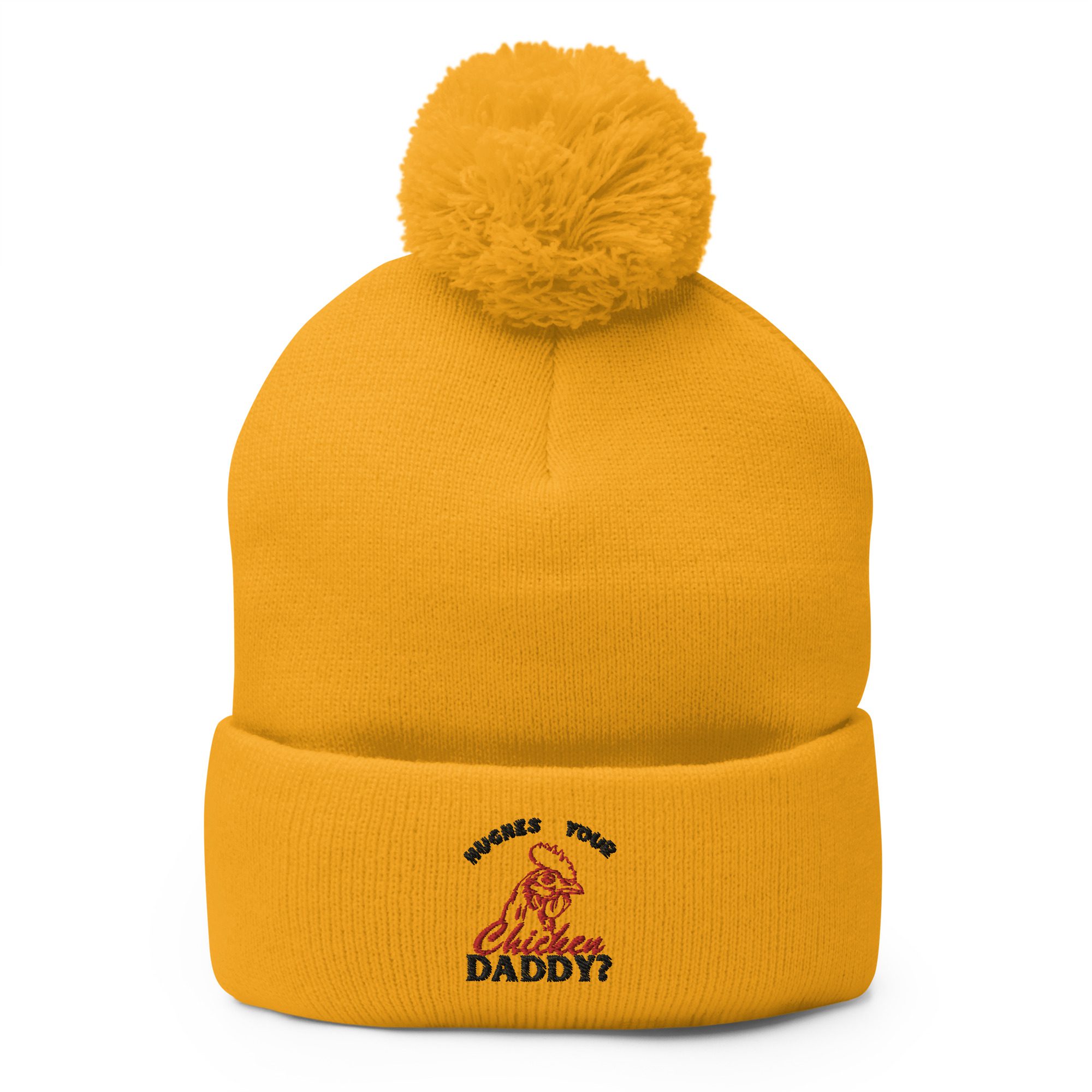 J.J. Hughes “Chicken Daddy” Cuffed Beanie - With pom pom