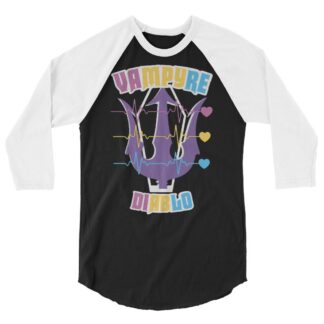 Vampyre Diago Diablo "Vampyre PAN PRIDE Logo" 3/4 sleeve raglan shirt