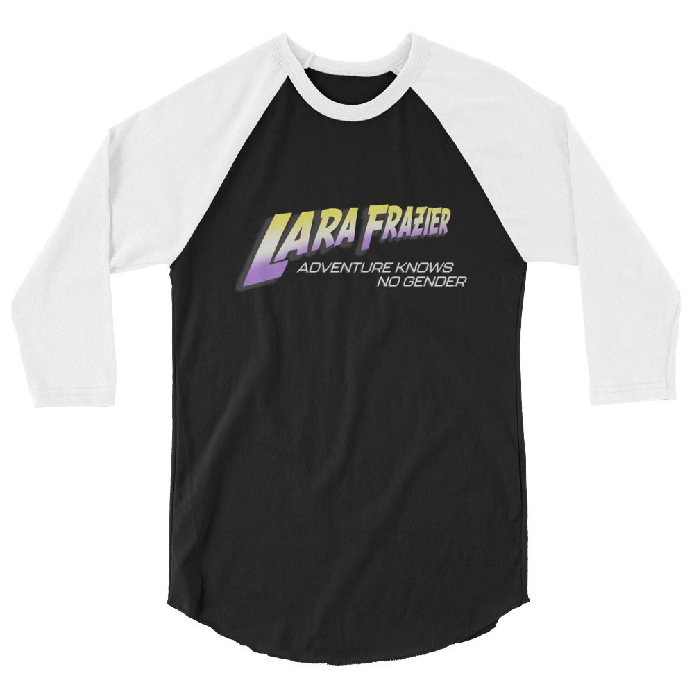 Lara Frazier "Non-binary Adventure" 3/4 sleeve raglan shirt