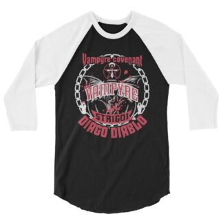 Vampyre Diago Diablo "Join us" 3/4 sleeve raglan shirt