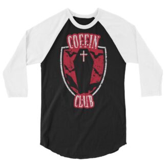 Vampyre Diago Diablo "Coffin Club Brand" 3/4 sleeve raglan shirt