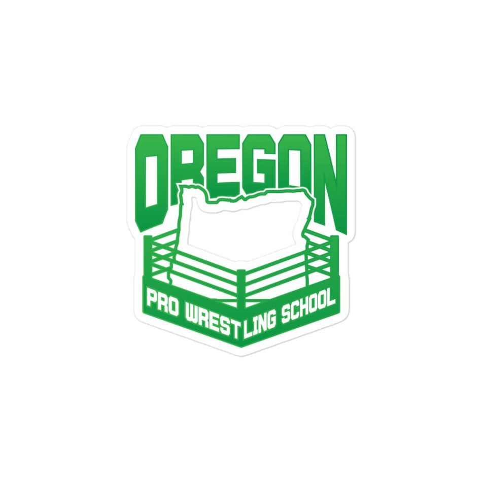 Oregon Pro Wrestling School "OPWS 2" Bubble-free stickers