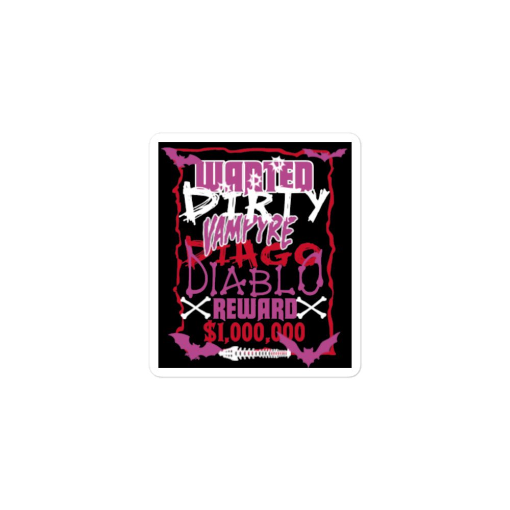 Vampire Diago Diablo "Dirty Diago" Bubble-free stickers