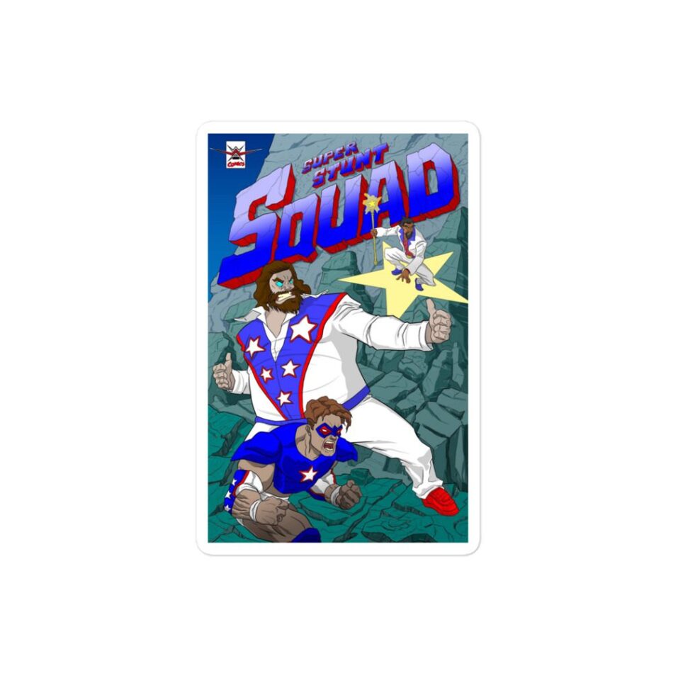 Starkid "Super Stunt Squad Comics" Bubble-free stickers