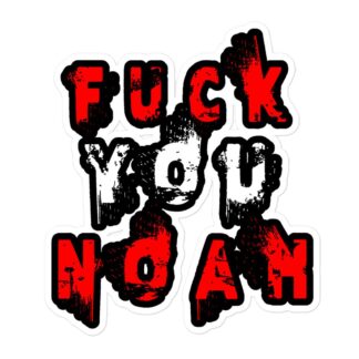 LvlUpNoah "F You Noah" Bubble-free stickers