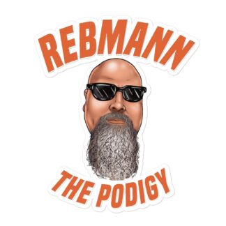 JTR Podcast Network "Rebmann-Podigy" Bubble-free stickers