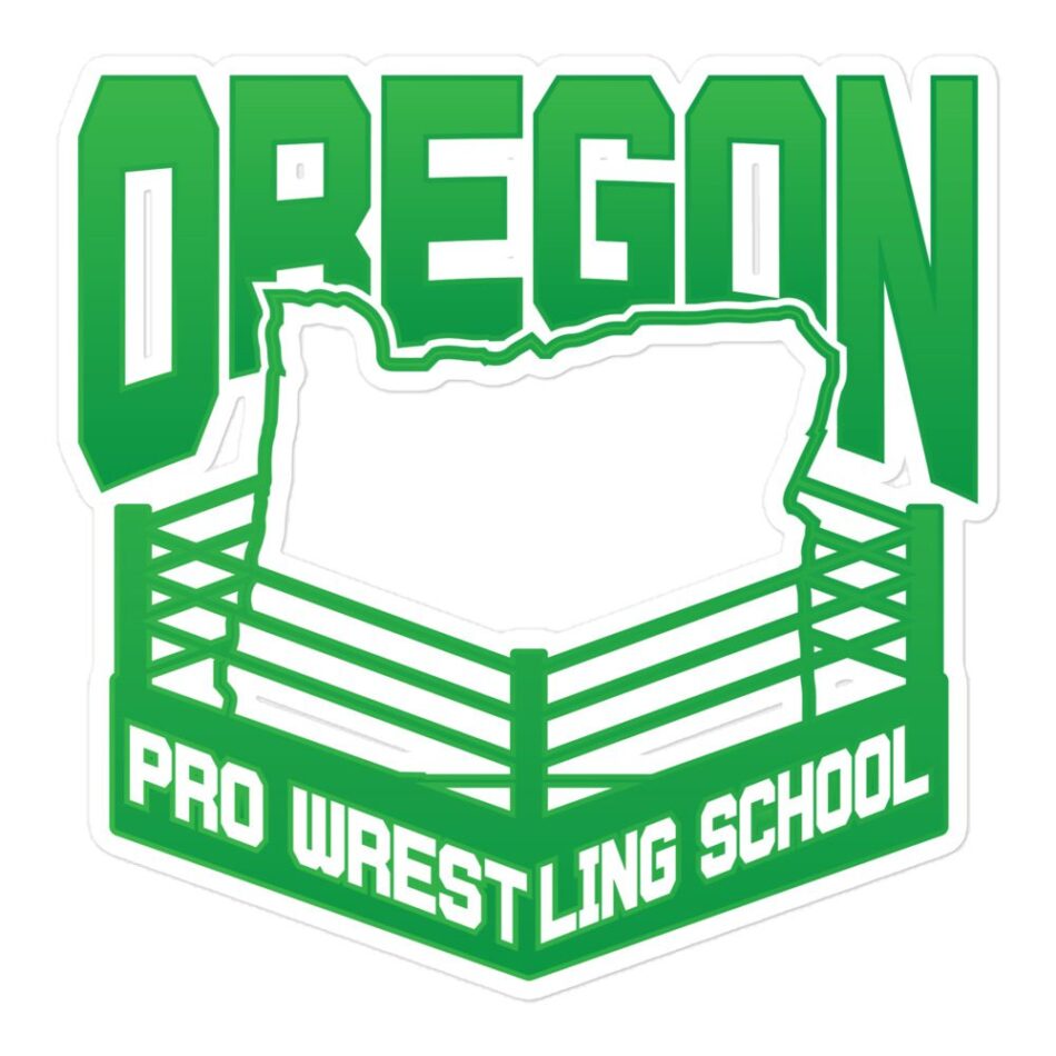 Oregon Pro Wrestling School "OPWS 2" Bubble-free stickers