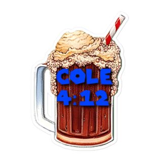 Cole 4:12 "Root Beer" Bubble-free stickers