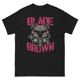 Blade Mad Dog Brown "DOG IN HIM" Short Sleeve Unisex t-shirt