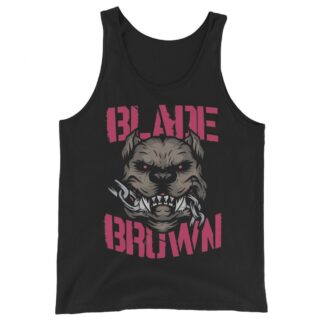 Blade Mad Dog Brown "DOG IN HIM" Unisex Tank Top
