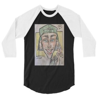 Referee Brad Lee "Character art" 3/4 sleeve raglan shirt