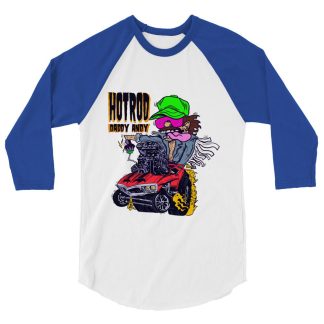 HOT ROD DADDY ANDY "BIG DADDY ANDY" 3/4 sleeve raglan shirt