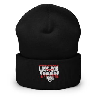 Vampyre Diago Diablo "Lost Boy Never Dies" Cuffed Beanie