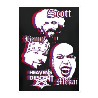 Vampyre Diago Diablo "Heavens Descent Toxic Religion" Bubble-free stickers