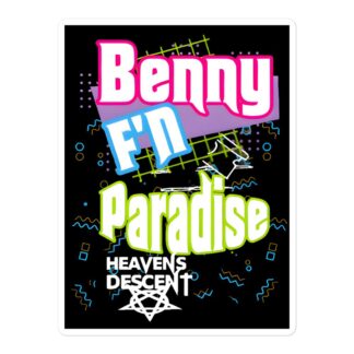 Vampyre Diago Diablo "HD: Benny F'n Paradise" Bubble-free stickers