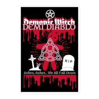 Vampyre Diago Diablo "Vampiric Witch Brand" Bubble-free stickers