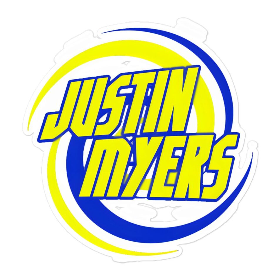 Justin Myers "Justin Myers Logo" Bubble-free stickers