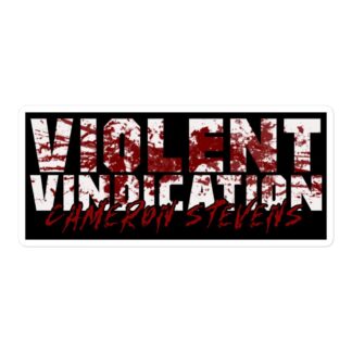 Cameron Stevens "VVCS Bloody Text" Bubble-free stickers