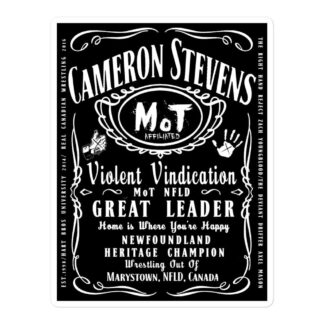Cameron Stevens "VVCSJD" Bubble-free stickers