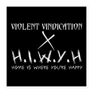 Cameron Stevens "Home is Where You're Happy" Bubble-free stickers