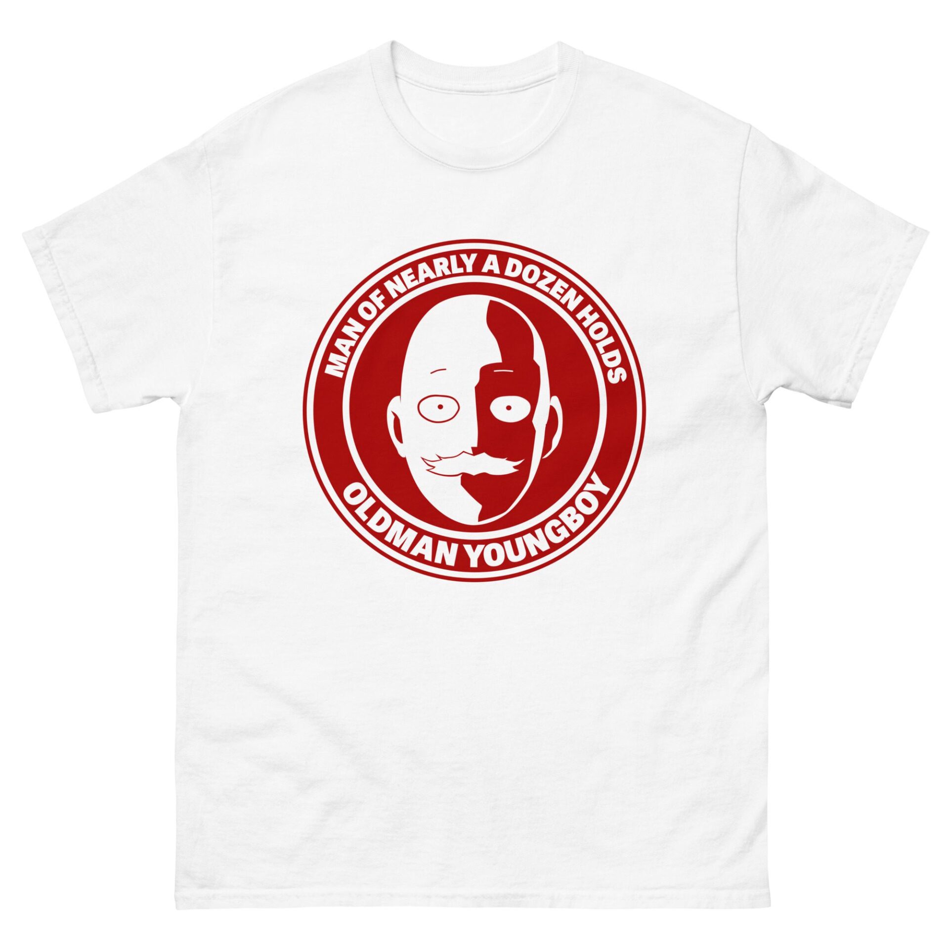 Oldman Youngboy "Man of Nearly a Dozen Holds" Short Sleeve Unisex t-shirt