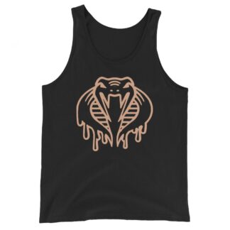King Naja "Golden Cobra Drip" Unisex Tank Top