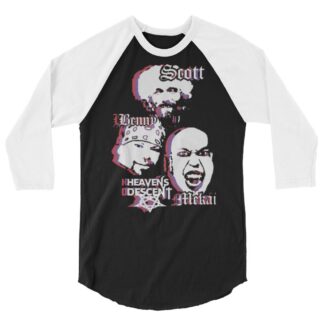 Vampyre Diago Diablo "Heavens Descent Toxic Religion" 3/4 sleeve raglan shirt