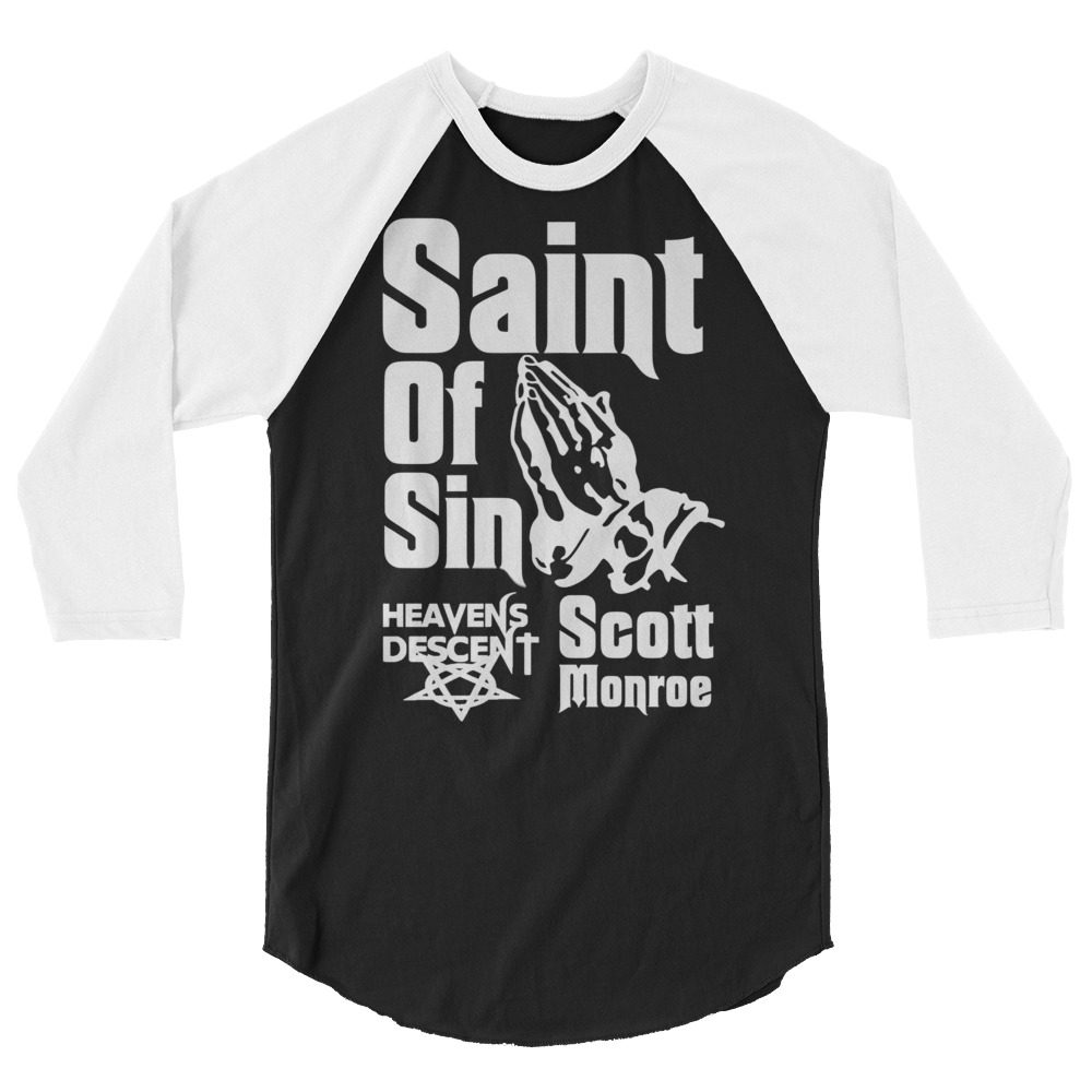 Vampyre Diago Diablo "Heavens Descent Scott Monroe" 3/4 sleeve raglan shirt