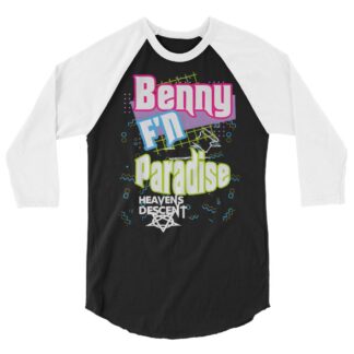 Vampyre Diago Diablo "HD: Benny F'n Paradise" 3/4 sleeve raglan shirt
