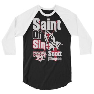 Vampyre Diago Diablo "Heavens Descent Sinful Priest" 3/4 sleeve raglan shirt