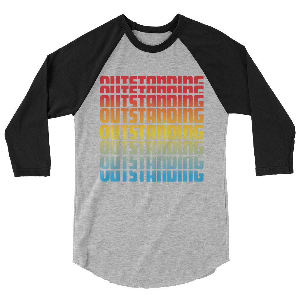 The Phlex Malcolm Evans "Phlex Wear" 3/4 sleeve raglan shirt