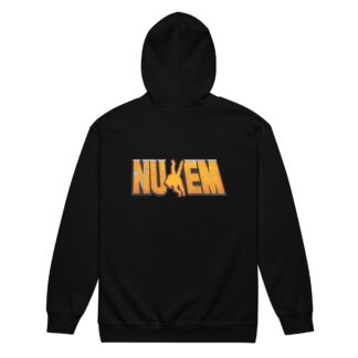 Duke Lawrence "Nukem Powerslam" Unisex Zip Up Hoodie