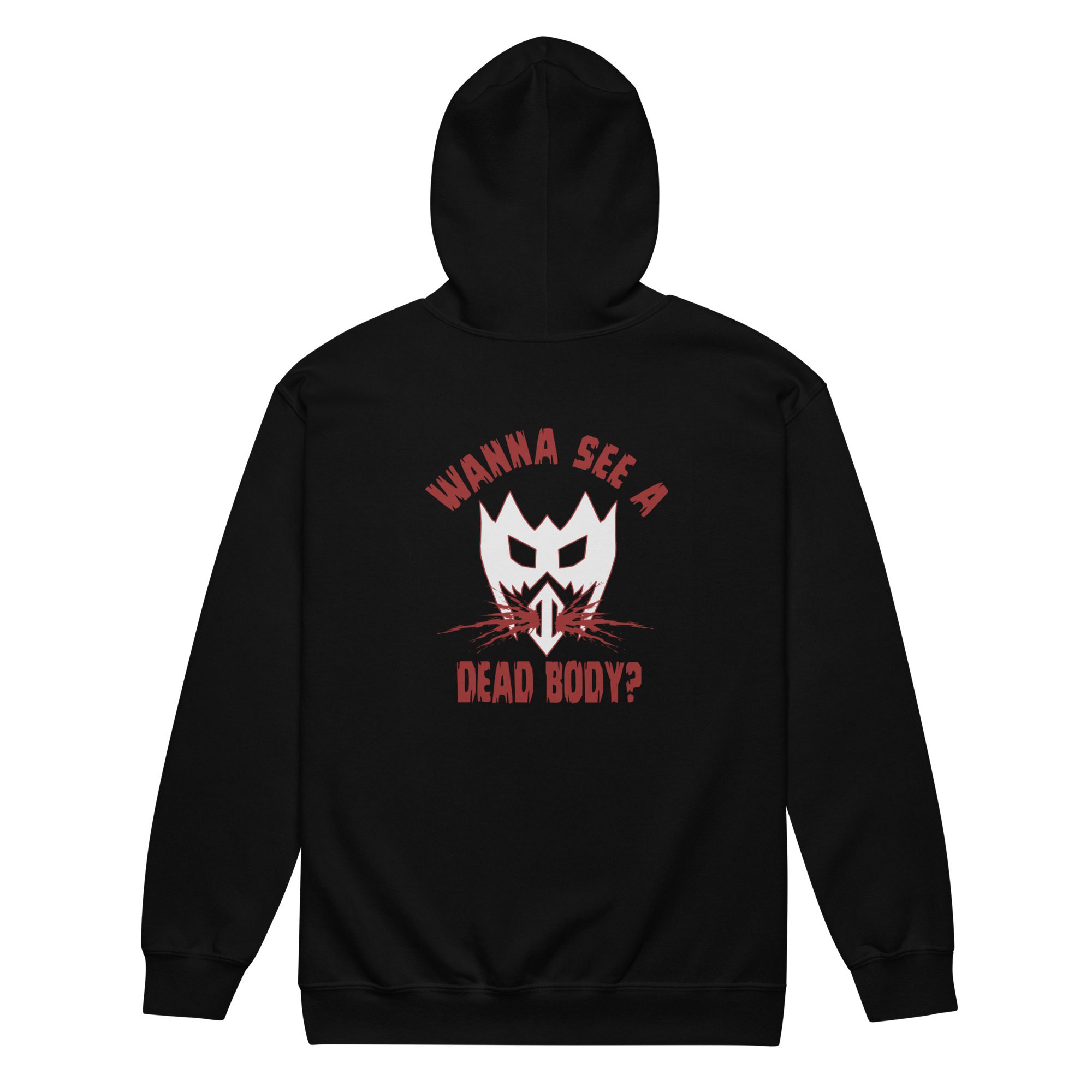 Zodiak "Wanna See a Dead Body?" Unisex Zip Up Hoodie