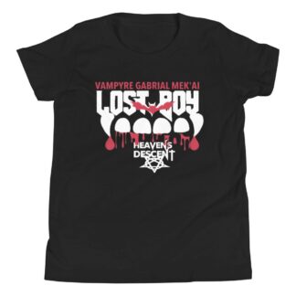 Vampyre Diago Diablo "Lost Boy Never Dies" Youth Short Sleeve T-Shirt
