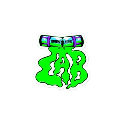 Wrestlers' Lab "Ooze Cannister" Bubble-free stickers