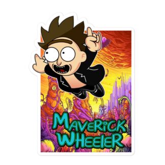 Maverick Wheeler "Tiny Maverick!" Bubble-free stickers