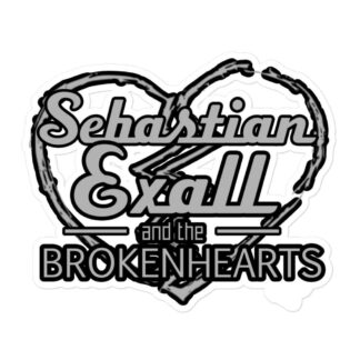 Sebastian Exall "...And The BrokenHearts" Bubble-free stickers