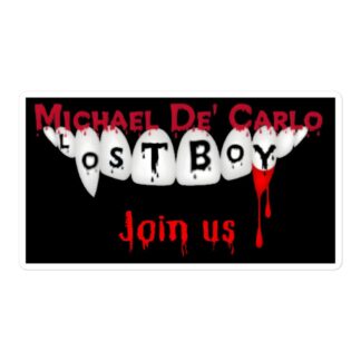 Vampyre Diago Diablo "Lost Boy Join Us v1" Bubble-free stickers