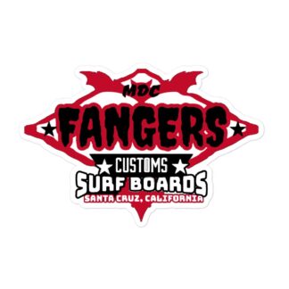 Vampyre Diago Diablo "Fangers Surfboards" Bubble-free stickers