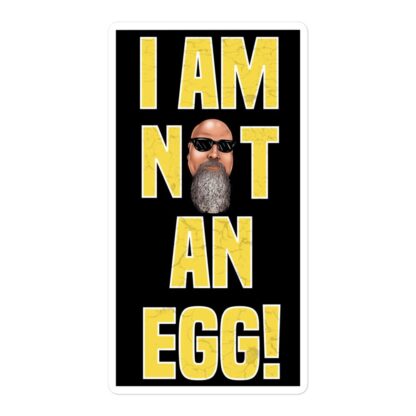 JTR Podcast Network "Reb- Not An Egg" Bubble-free stickers