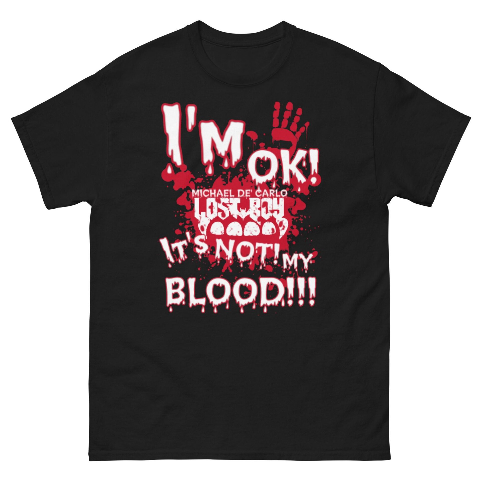 Vampyre Diago Diablo "I'm OK, It's Not Mine" Short Sleeve Unisex t-shirt