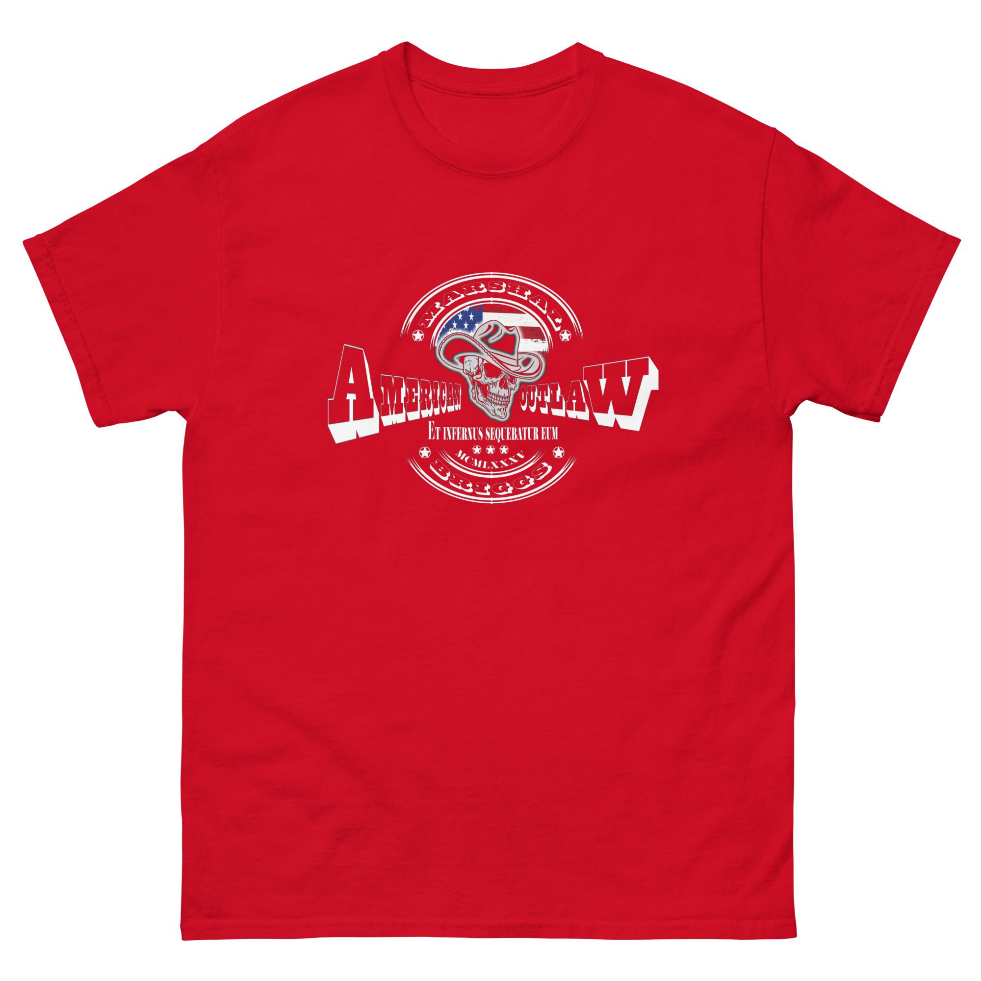 Coastal Wrestling Federation "Marshal Briggs - American Outlaw Deluxe" Short Sleeve Unisex t-shirt