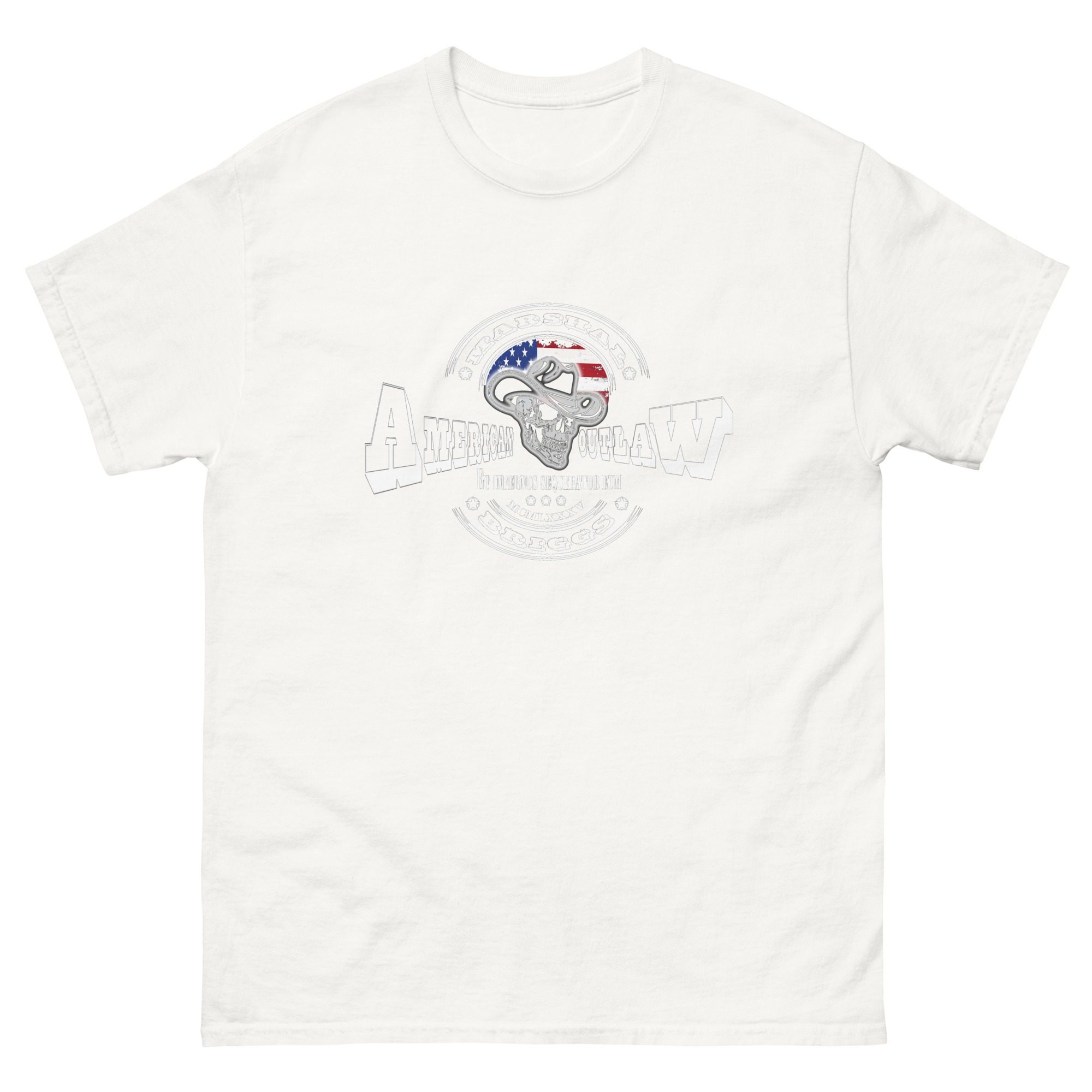 Coastal Wrestling Federation "Marshal Briggs - American Outlaw Deluxe" Short Sleeve Unisex t-shirt