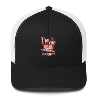 Vampyre Diago Diablo "I'm OK, It's Not Mine" Trucker Hat